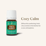 Young Living Peace & Calming II, diffusion douce favorise un cadre relaxant.