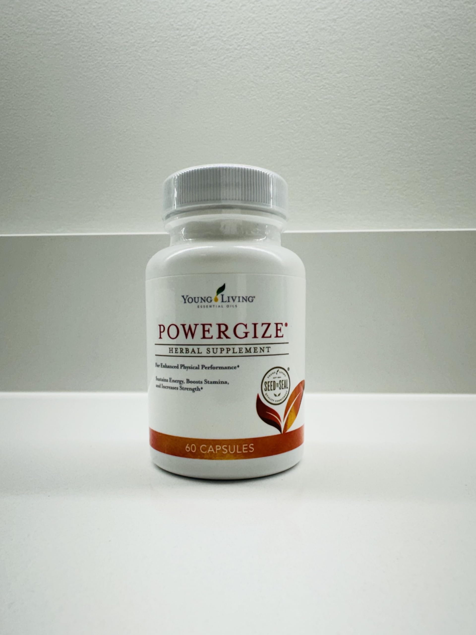 Ingrédients clefs de PowerGize illustrés, soulignant les nutriments essentiels.