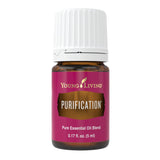 Bouteille Young Living Purification 5 ml prête à diffuser pour une ambiance fraîche.