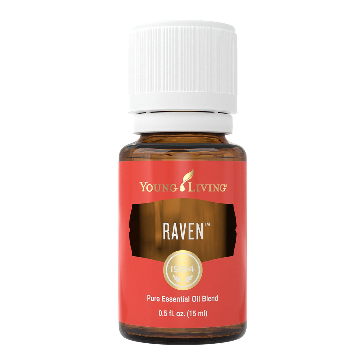 Young Living Raven, bouteille 15 ml prête à diffuser pour une ambiance rafraîchissante.