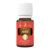 Young Living Raven, bouteille 15 ml prête à diffuser pour une ambiance rafraîchissante.