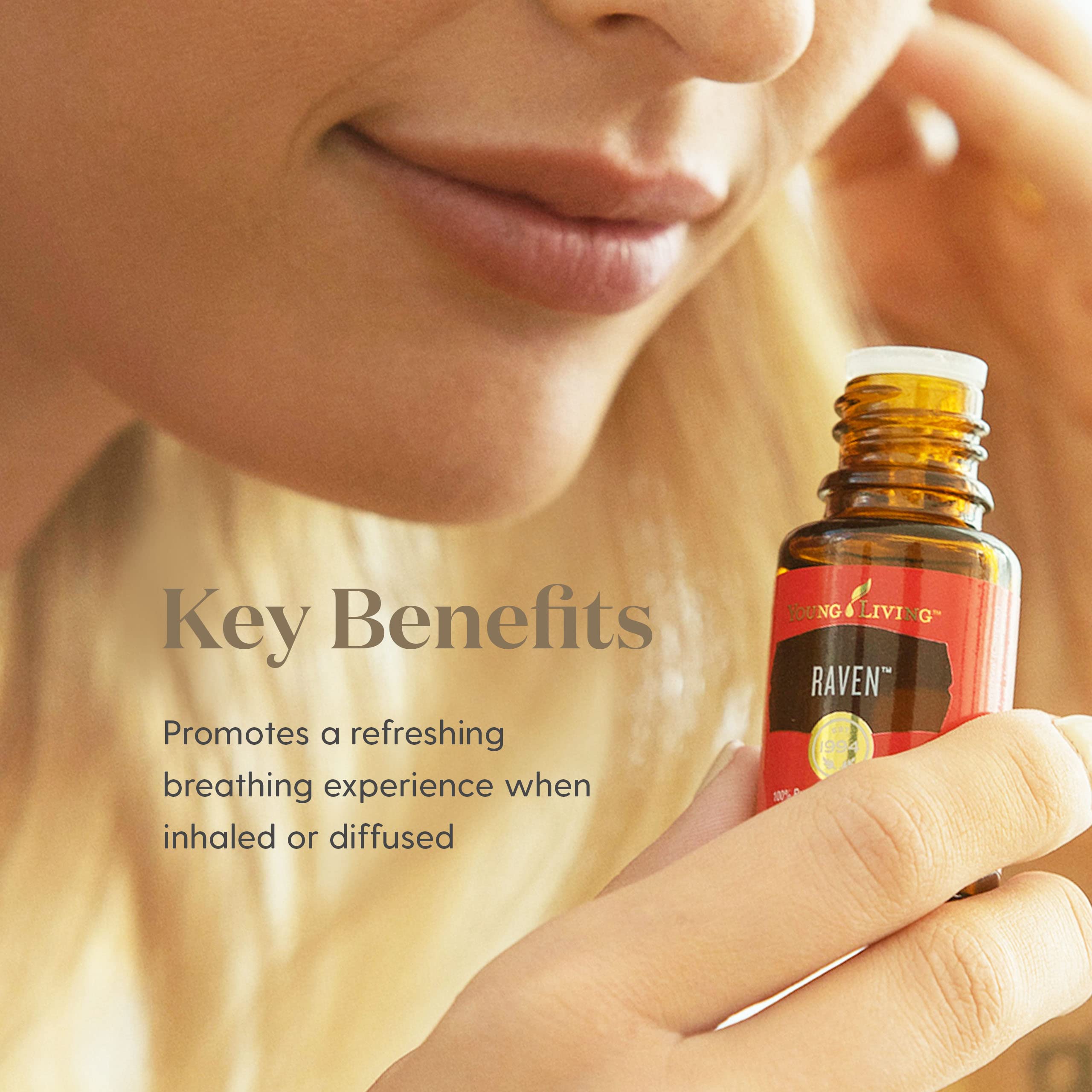 Young Living Raven - ingrédients purs pour une expérience aromatique.