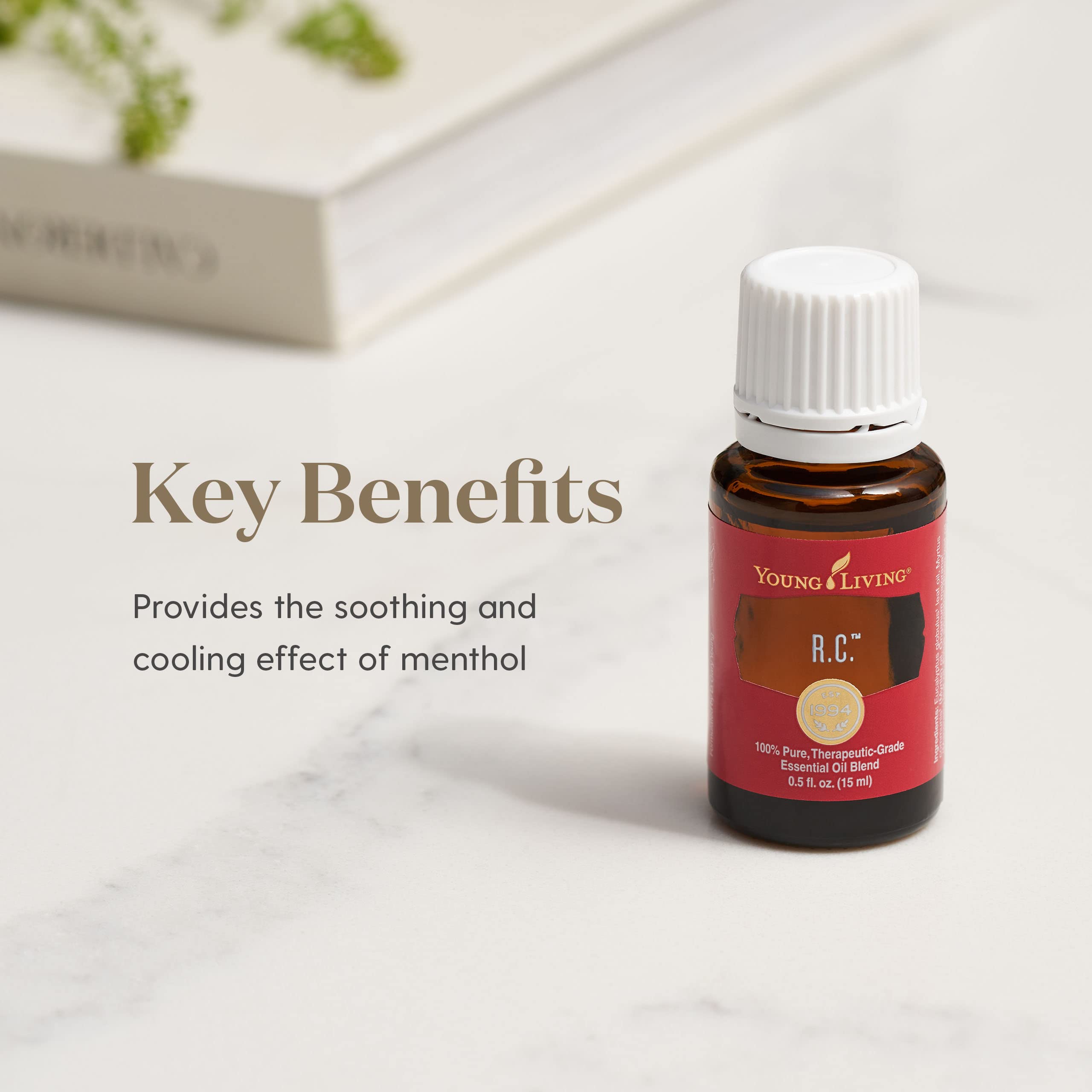 Young Living R.C. – dilution pour massage avec huile végétale.