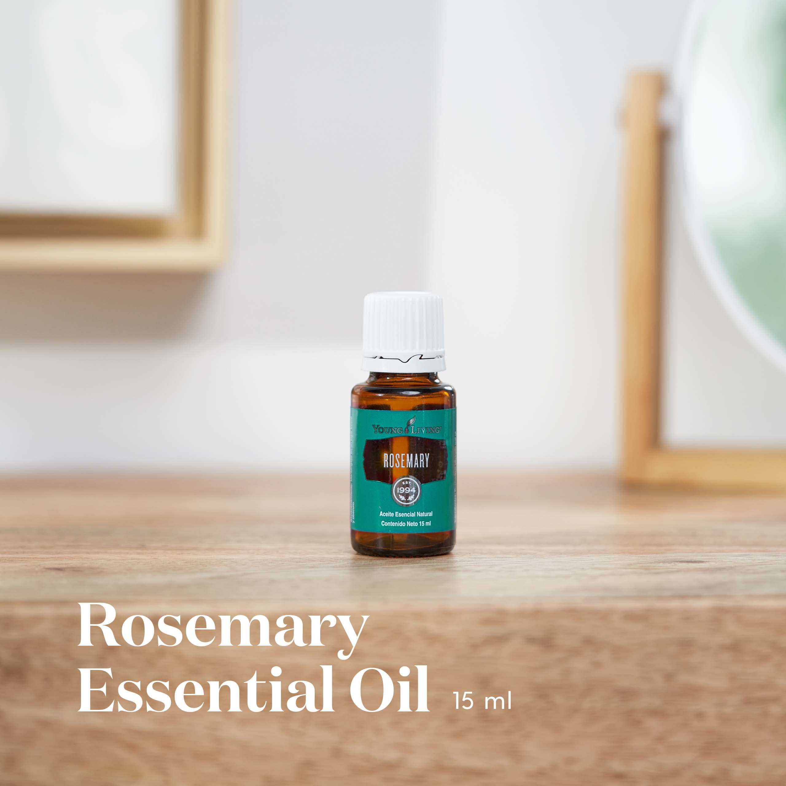 Romarin Young Living : application topique diluée pour soin et parfum.