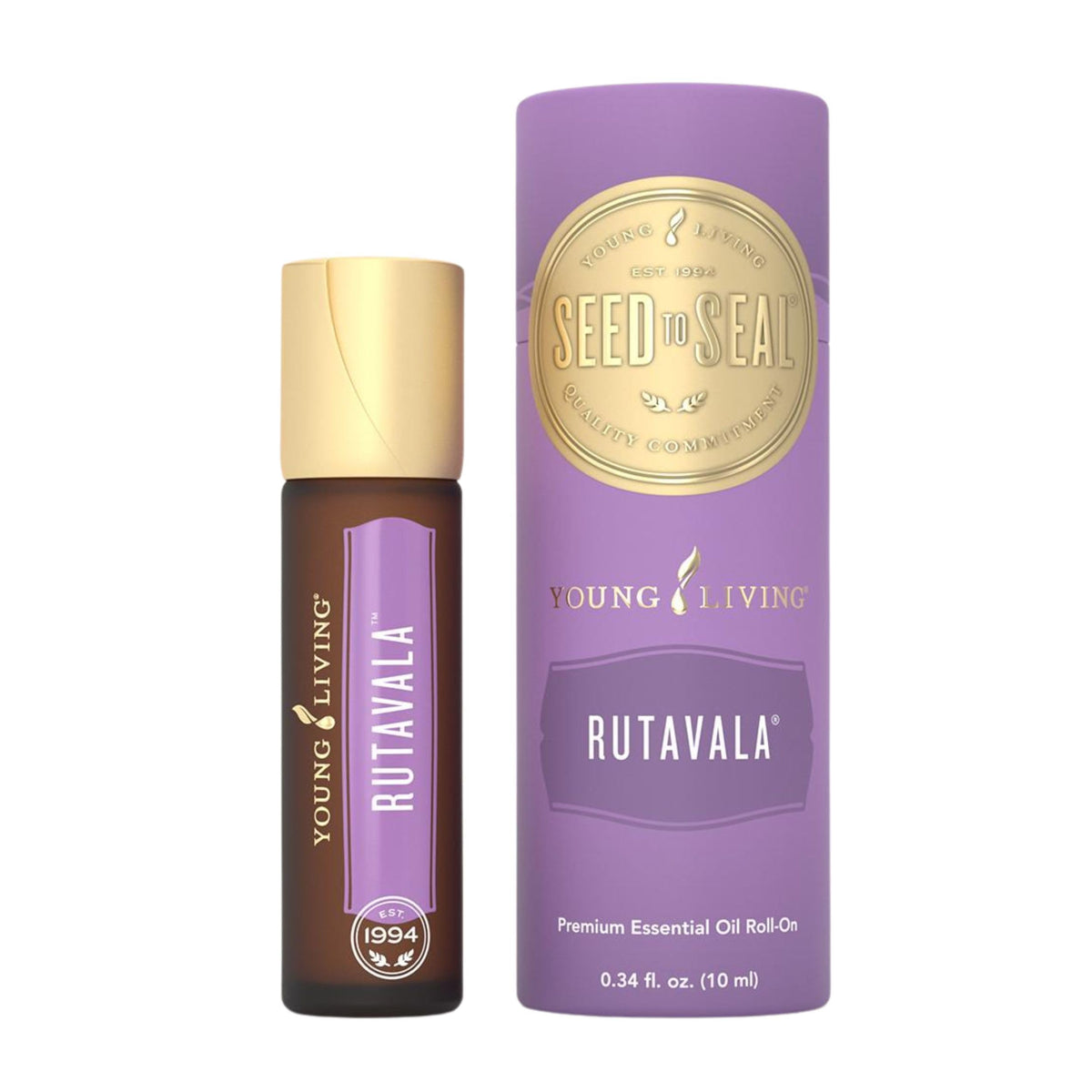 RutaVaLa Roll-On Young Living, bouteille 10 ml prête pour usage nomade.