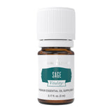 Young Living Sage Vitality, bouteille 5ml, idéale pour cuisiner et rituels purifiants