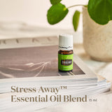 Parfum Lavande-Cèdre Stress Away pour une ambiance apaisante.