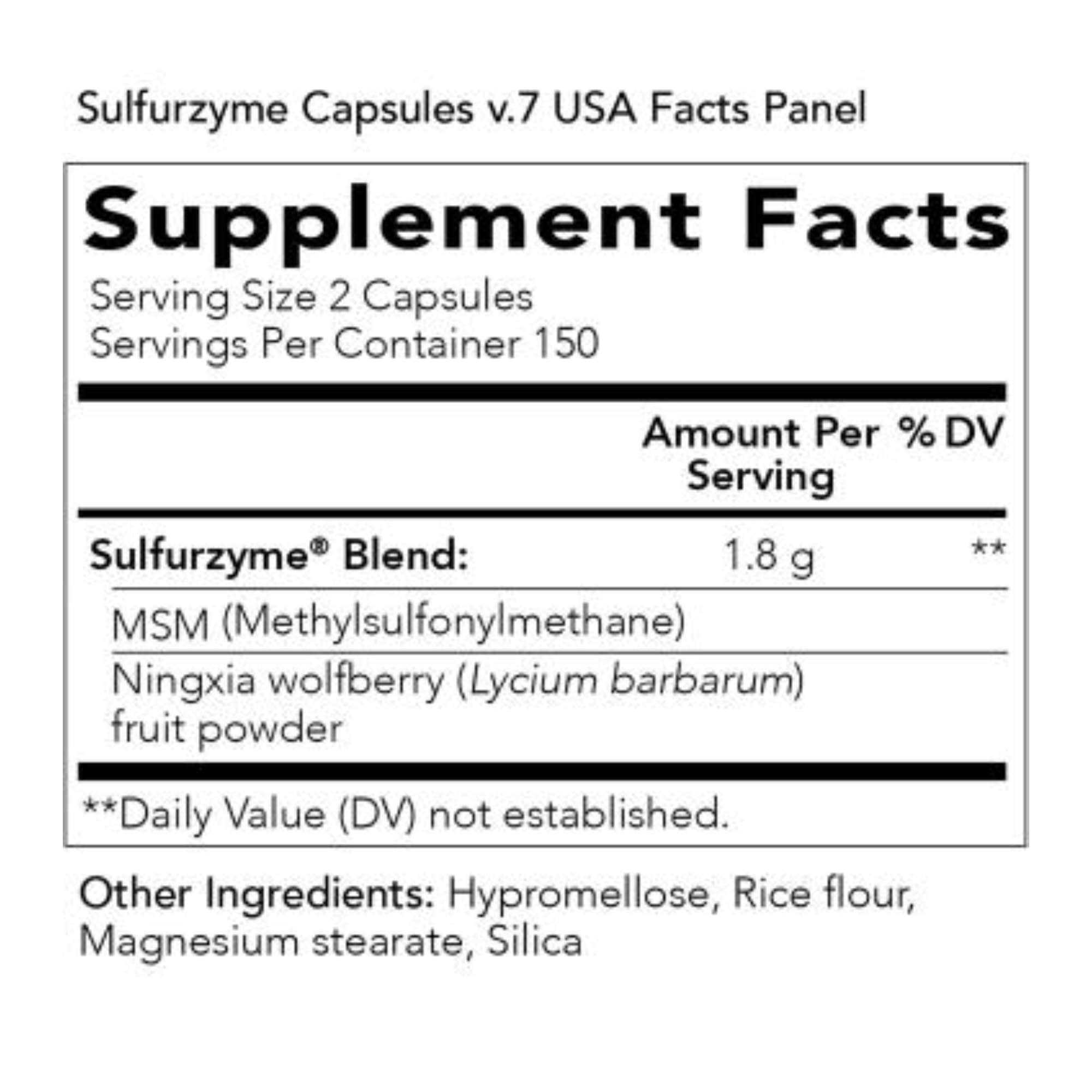 Utilisation possible pour peau saine et cheveux brillants avec Sulfurzyme Young Living