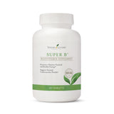 Young Living Super B Tablets, bouteille, énergie durable et bien-être quotidien.