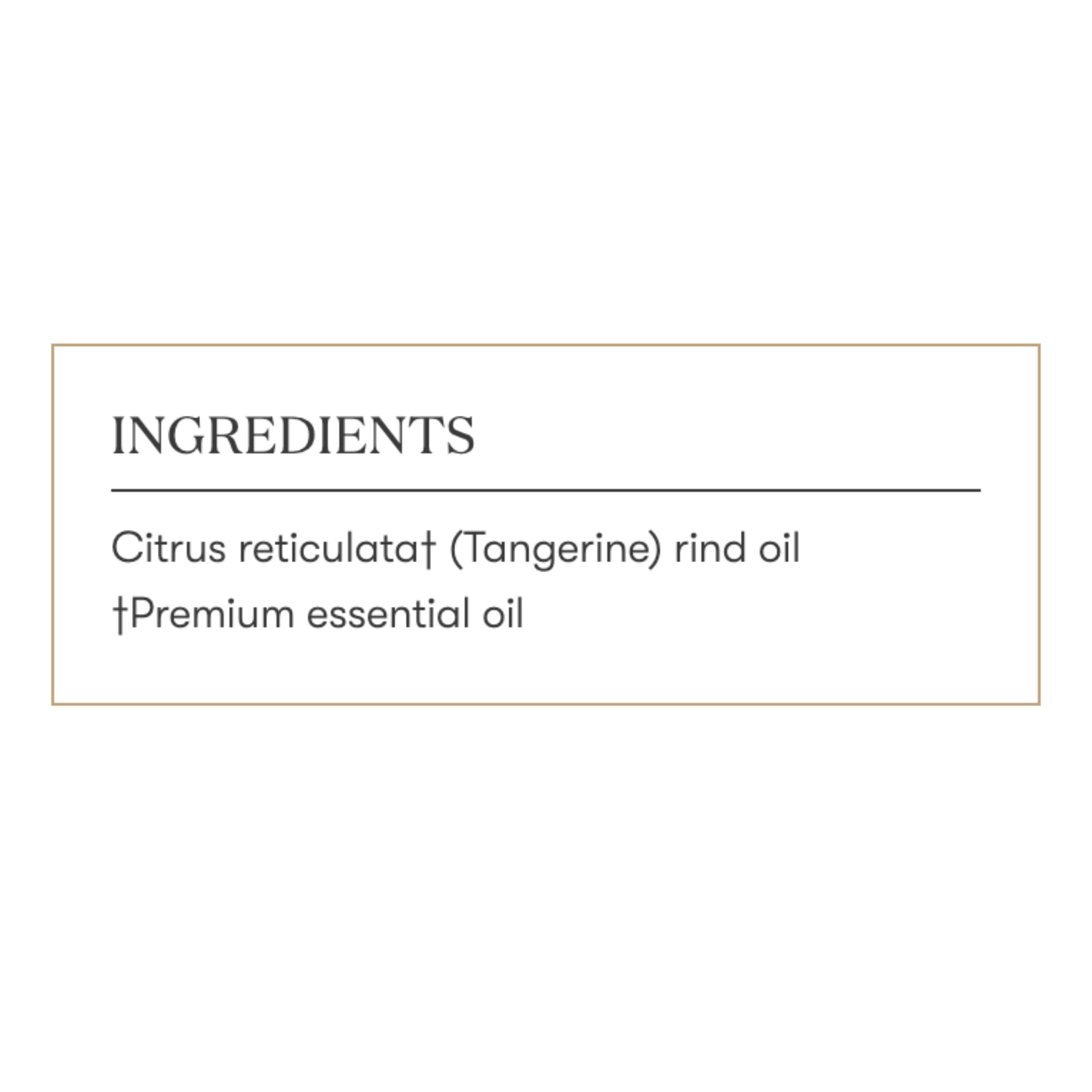 Young Living Tangerine favorise une atmosphère légère propice au mieux-être général.