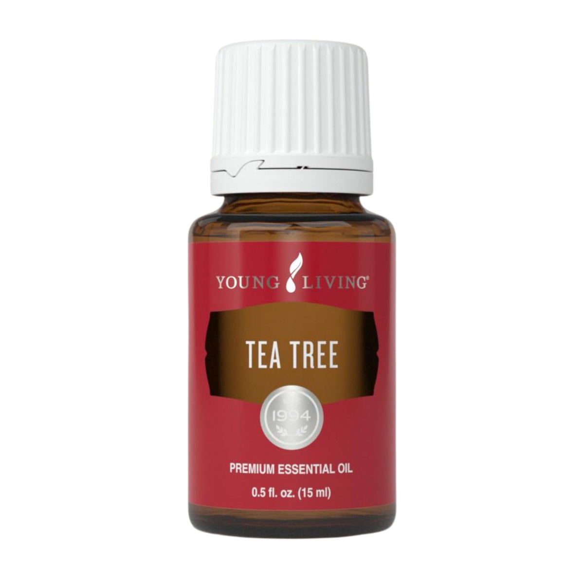 Young Living Tea Tree 15 ml – bouteille compacte prête pour mélanges DIY naturels.