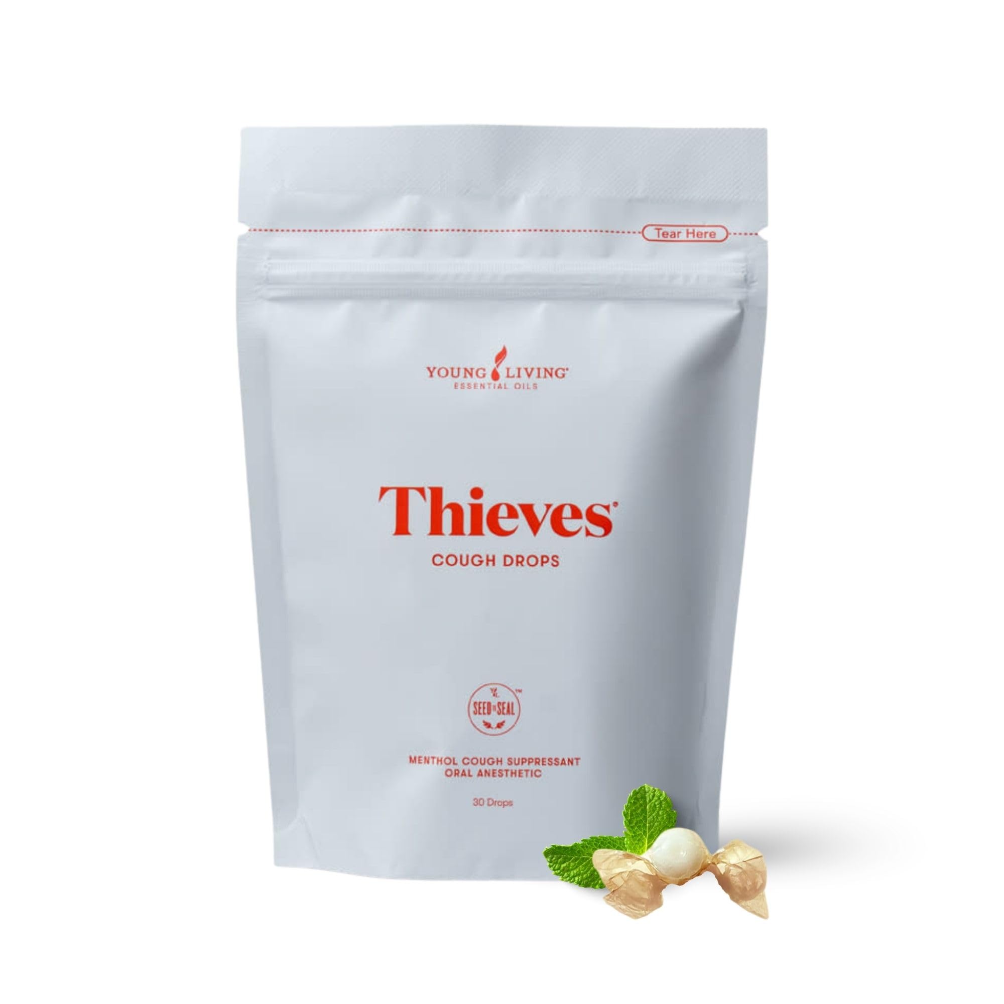 Young Living Thieves Drops boîte 30 comprimés, réconfort rapide pour la gorge