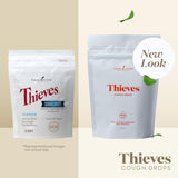 Young Living Thieves Drops gros plan sur l'emballage