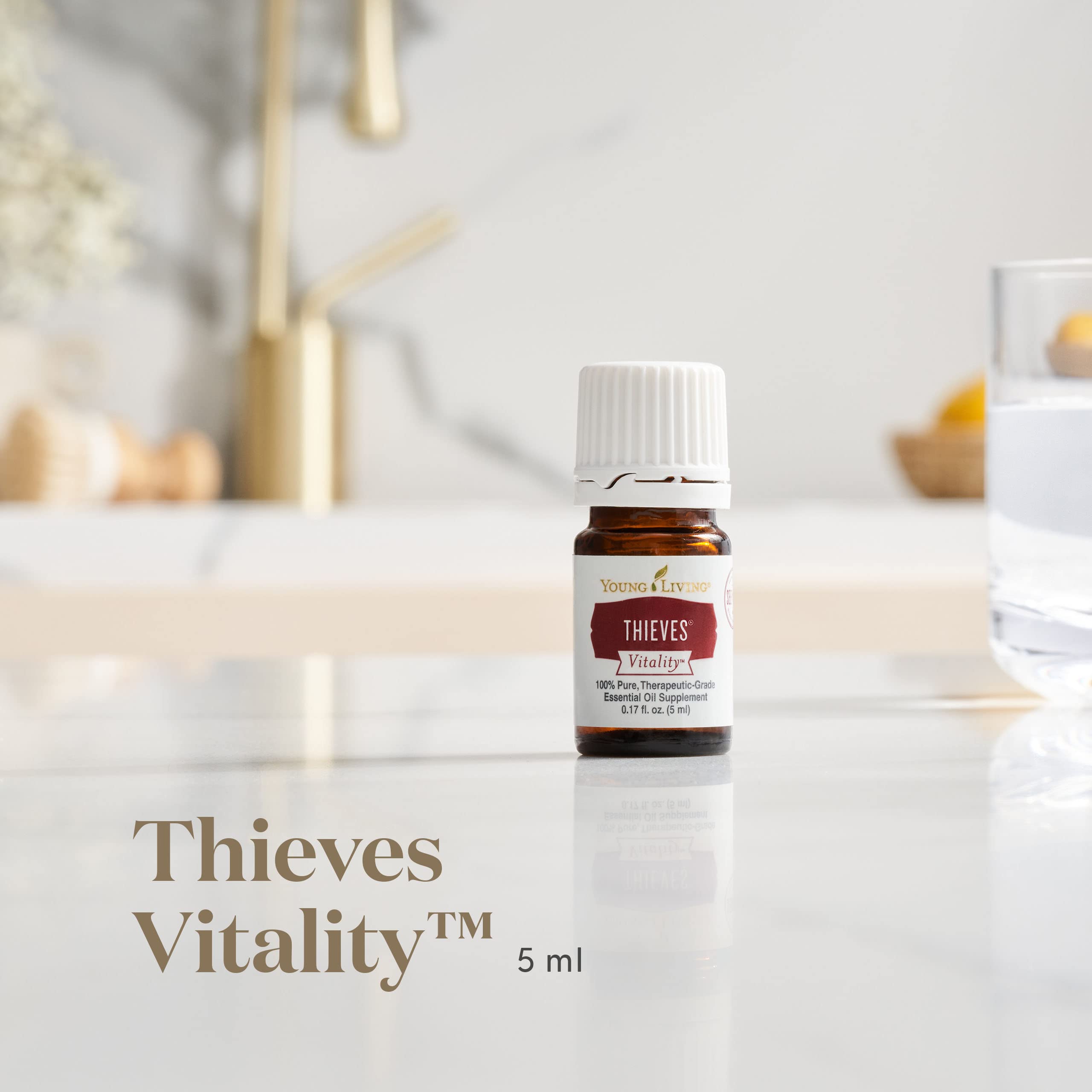 Young Living Thieves Vitality, diffusion aromatique, crée une ambiance rafraîchissante et apaisante.
