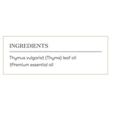 Young Living Thym huile essentielle, conservation sécurisée et usage polyvalent en cuisine et diffusion.