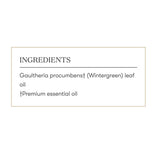 Emballage Wintergreen Young Living, étiquette claire et bouchon