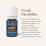Gouttes Wintergreen pour application locale et routine quotidienne