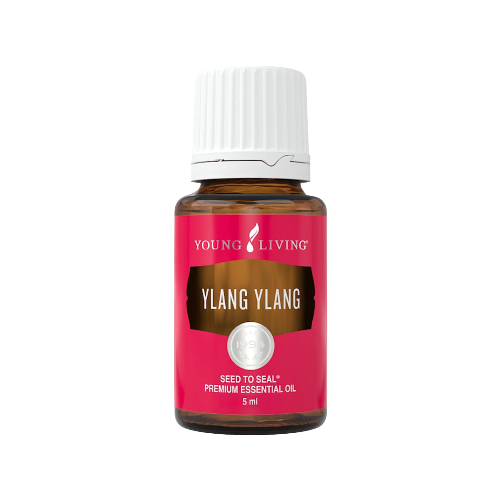 Huile essentielle Ylang Ylang Young Living, parfum florale apaisant pour la détente et l'aromathérapie.