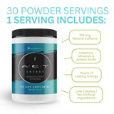 Arômes naturels ACT Energy pour un goût agréable sans artificiels.