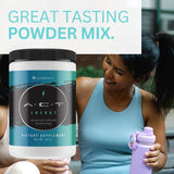 Shaker ACT Energy prêt à consommer après mélange rapide.