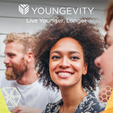 Quantité pratique de 60 gélules Youngevity Beta550 pour usage prolongé.