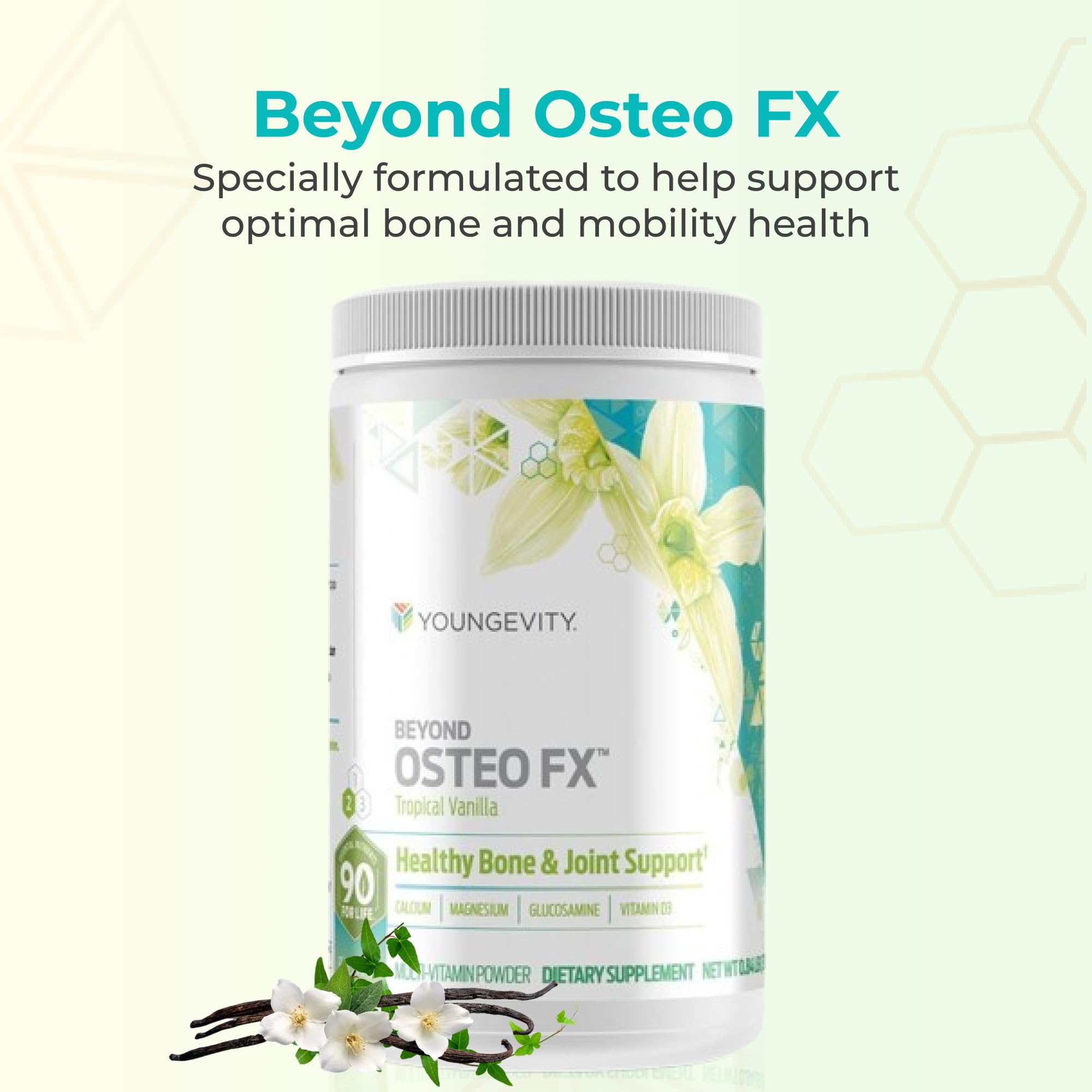 Doseur inclus facilite le dosage précis pour Youngevity Beyond Osteo-FX