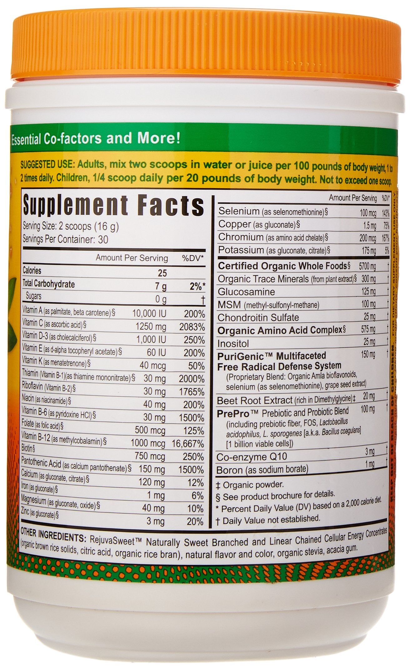 Youngevity Beyond Tangy Tangerine 2.0, emballage clair, facilité d'utilisation.