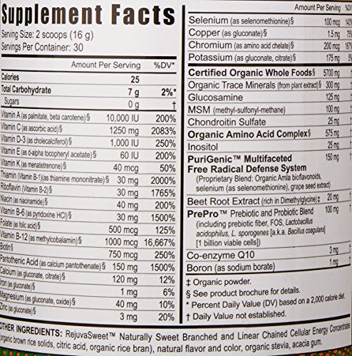 Youngevity Beyond Tangy Tangerine 2.0, ORAC 8000, antioxydants.