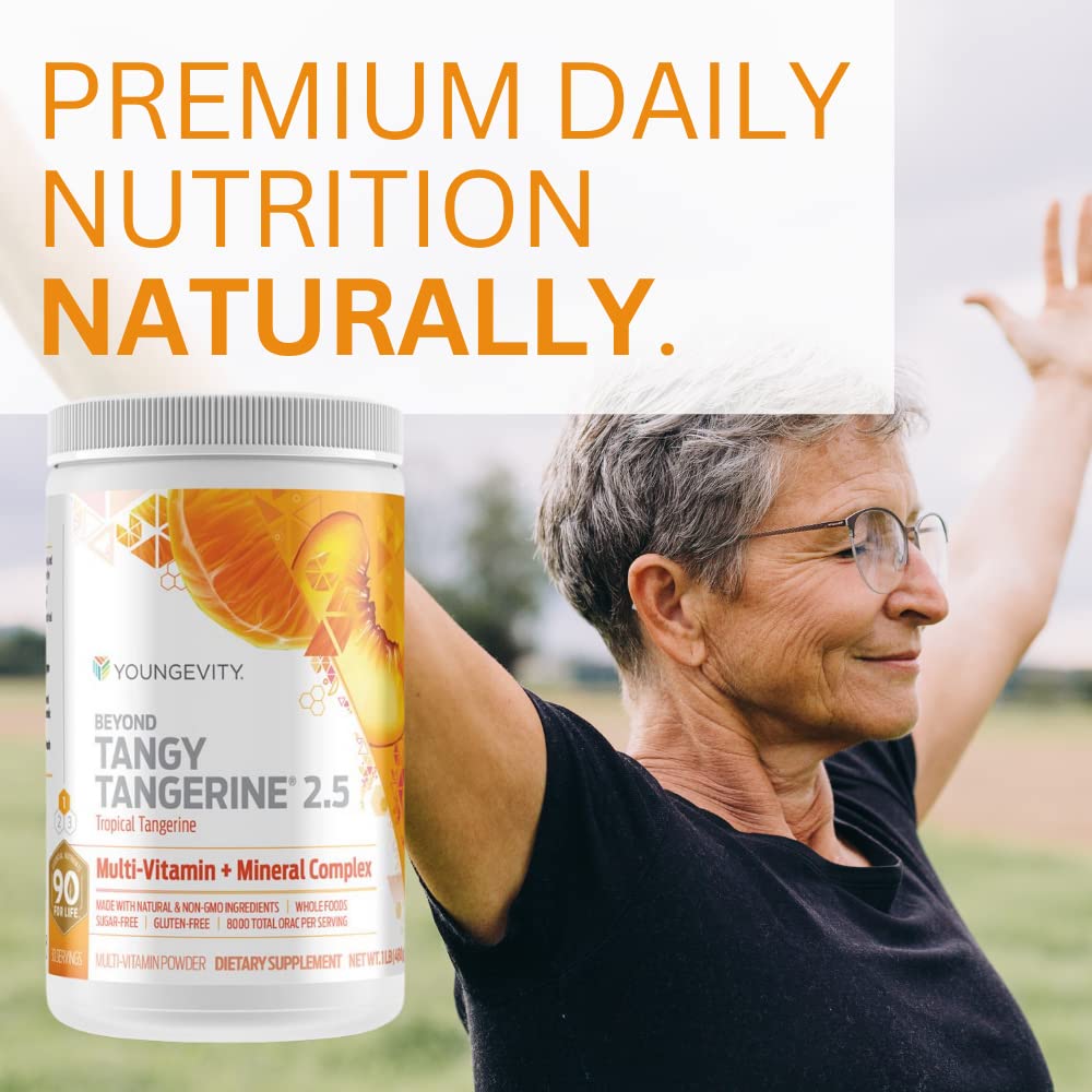 Cuillère-mesure Youngevity BTT2-5 Tropical Tangerine: dosage précis pour la poudre.