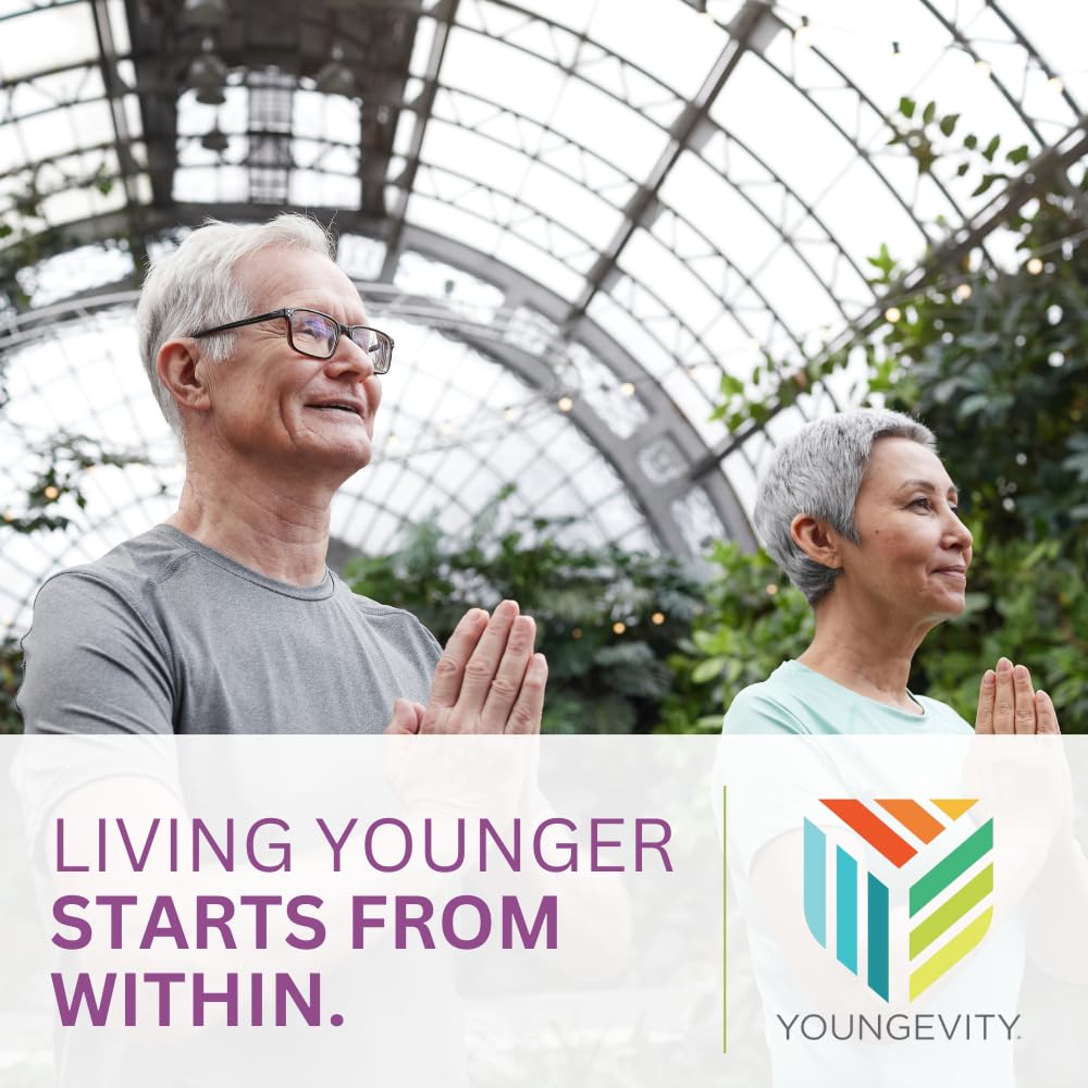 Utilisation quotidienne avec Youngevity Premium Muscadine Graine sur plan de travail.