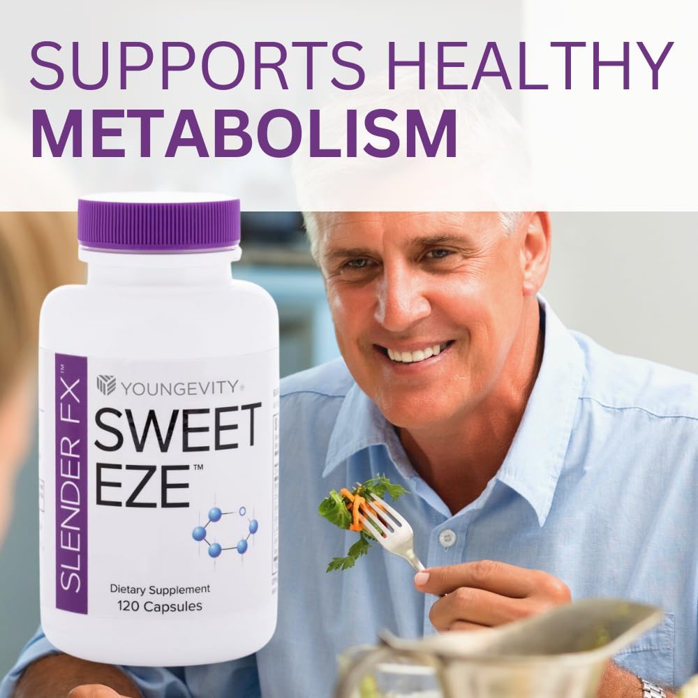 Tableau nutrition de Youngevity Slender FX Sweet EZE met en évidence les éléments clés.