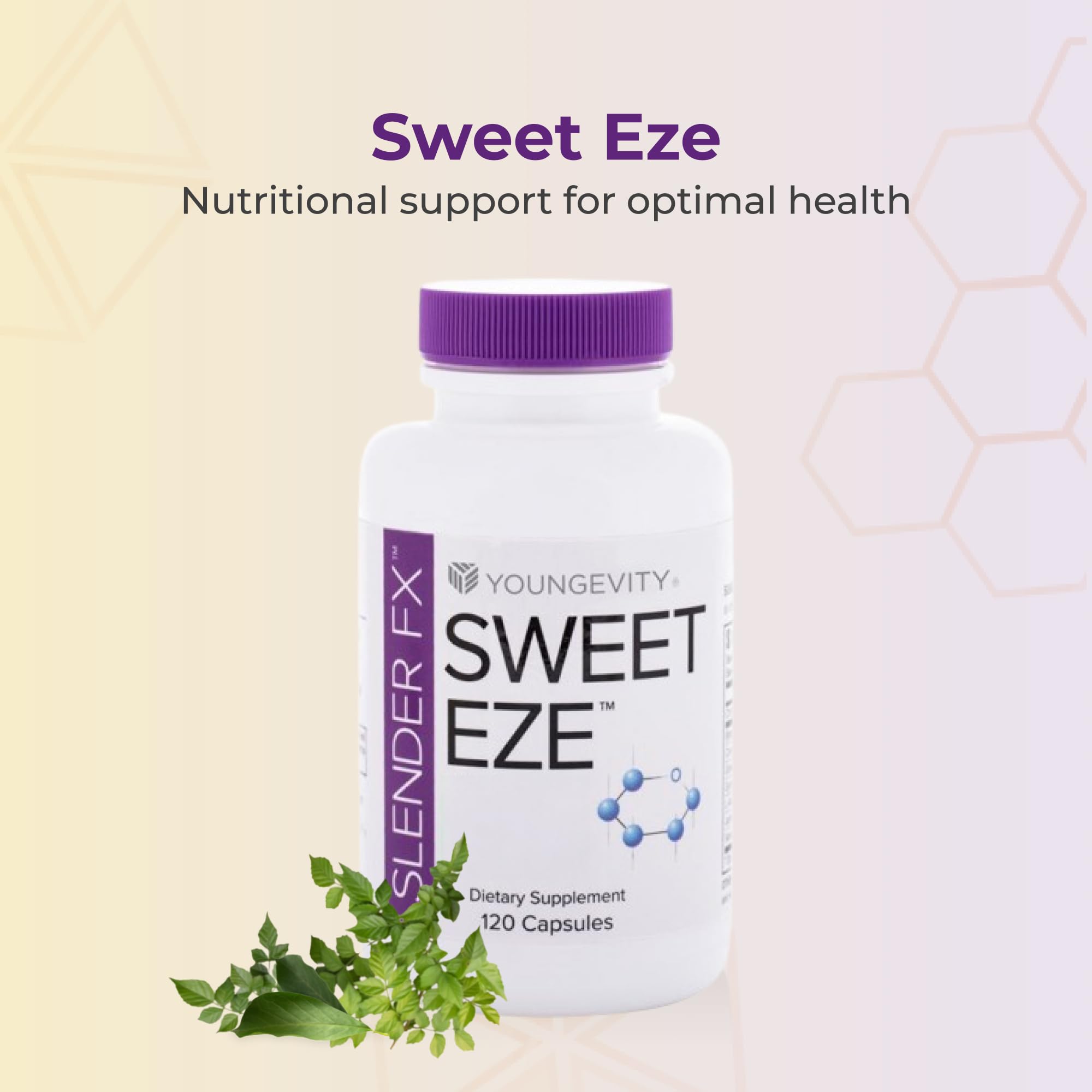 Youngevity Sweet eze: verseur de bouteille facilitant le dosage après les repas.