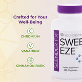 Youngevity Sweet eze: dose quotidienne pratique pour accompagner vos repas.
