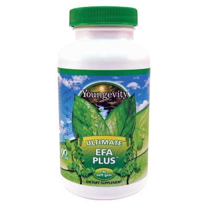 Youngevity Ultimate EFA Plus : capsules molles pour soutenir la santé cardiovasculaire et la fonction cognitive.