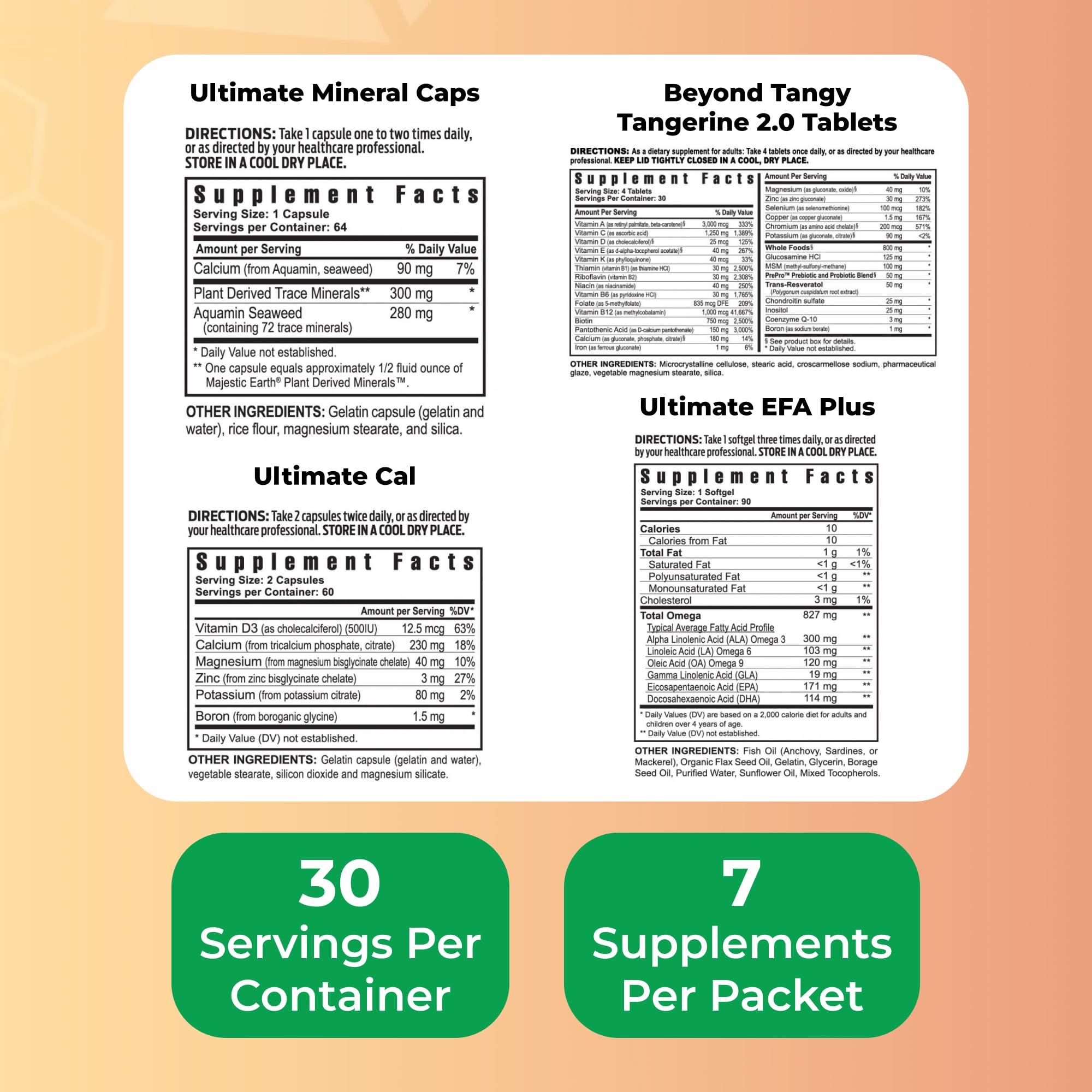 Capsules Ultimate Mineral de Youngevity, minéraux traces pour l équilibre