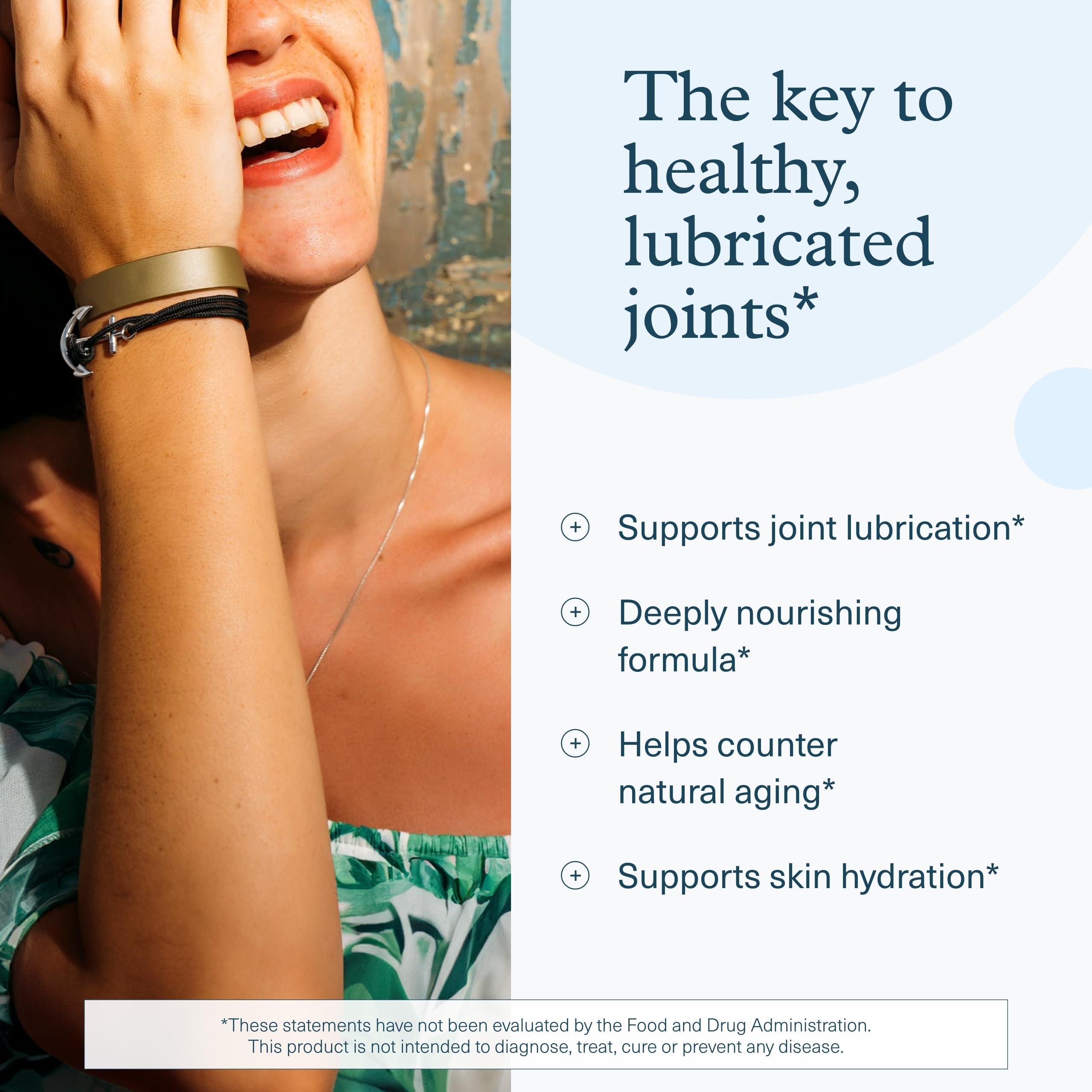 Capsules végétariennes Youtheory Acide Hyaluronique Avancé, faciles à intégrer à la routine