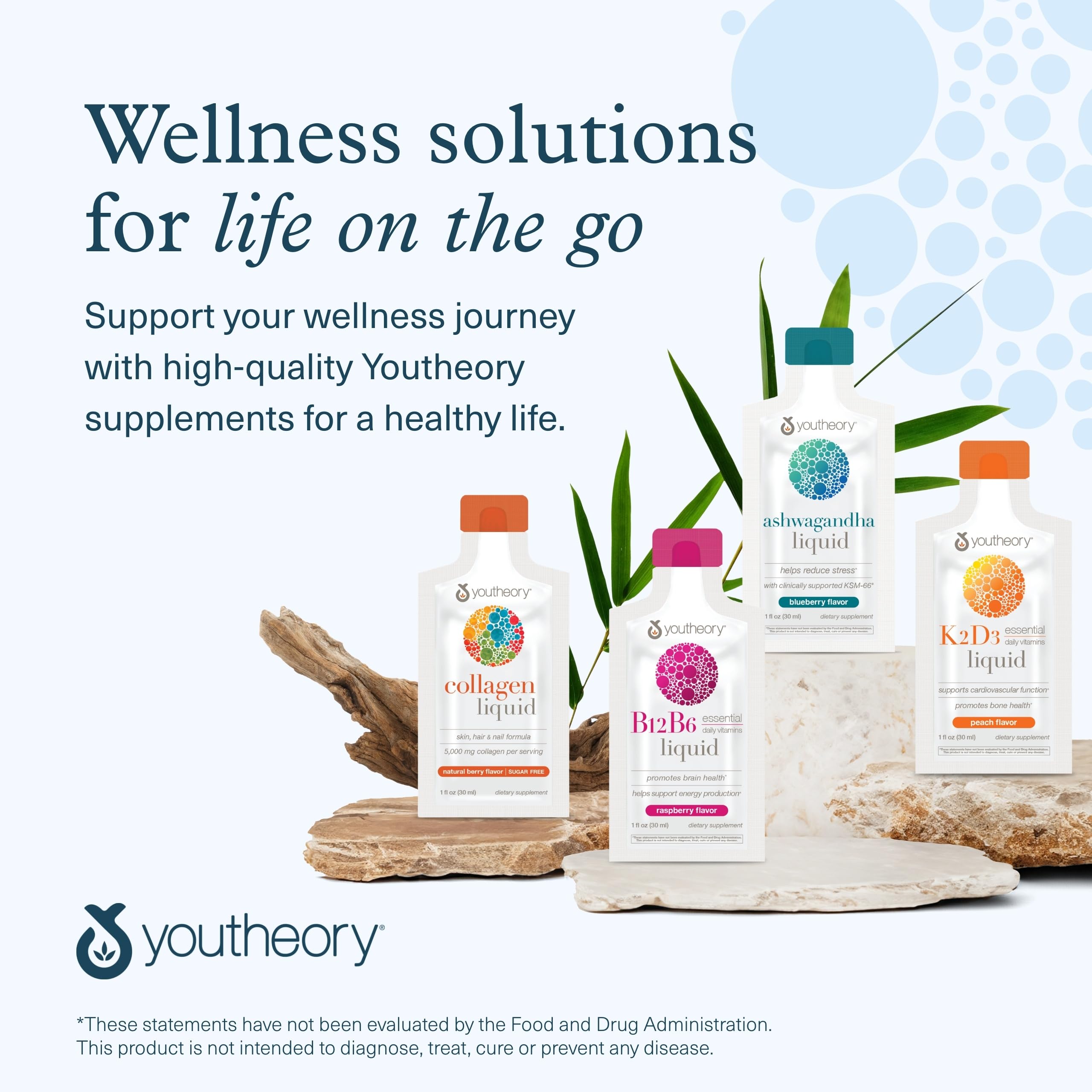 Youtheory Ashwagandha Liquide - Production avec contrôle de qualité GMP et traçabilité.