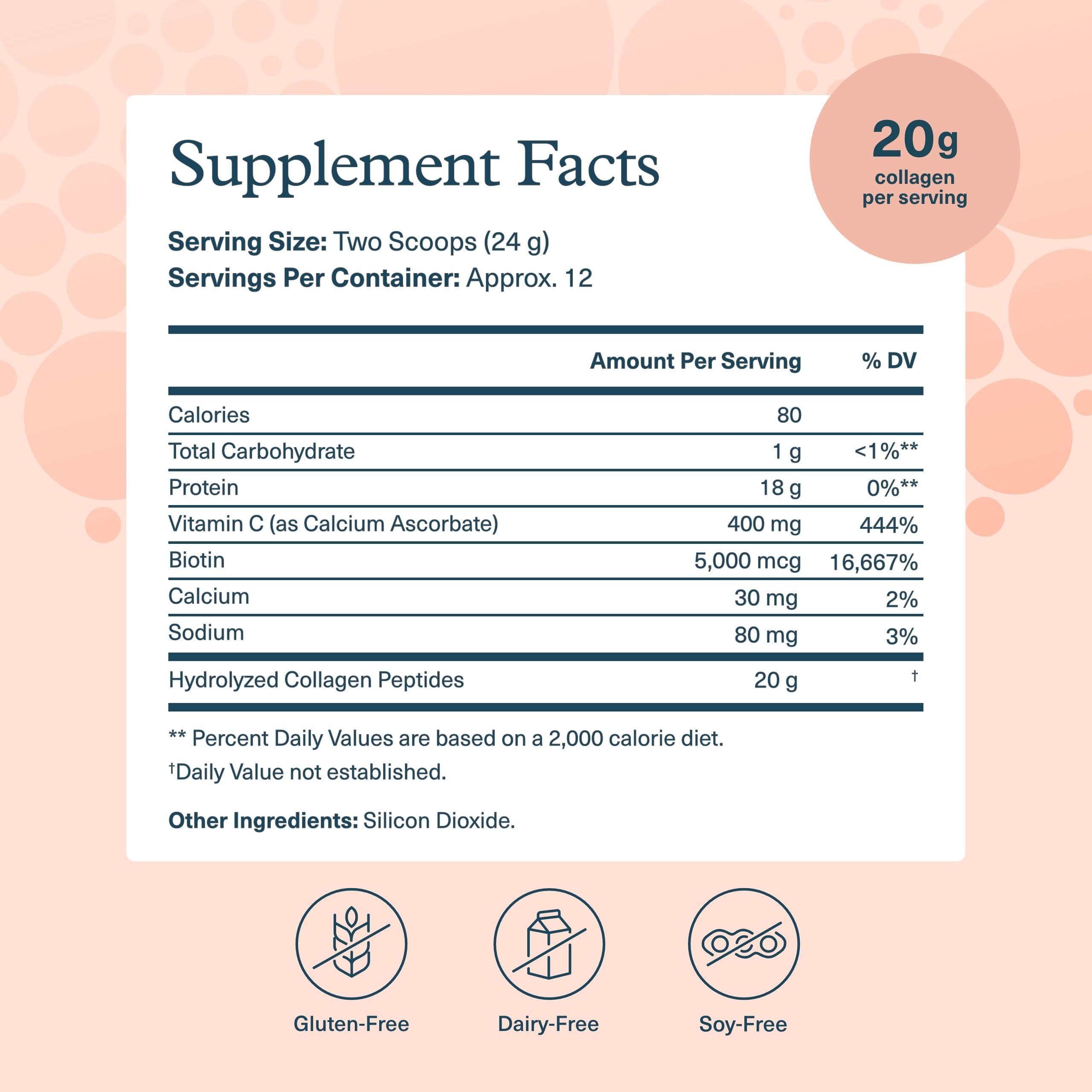 Cuillère-dose Youtheory illustrant le dosage pratique pour chaque shake.