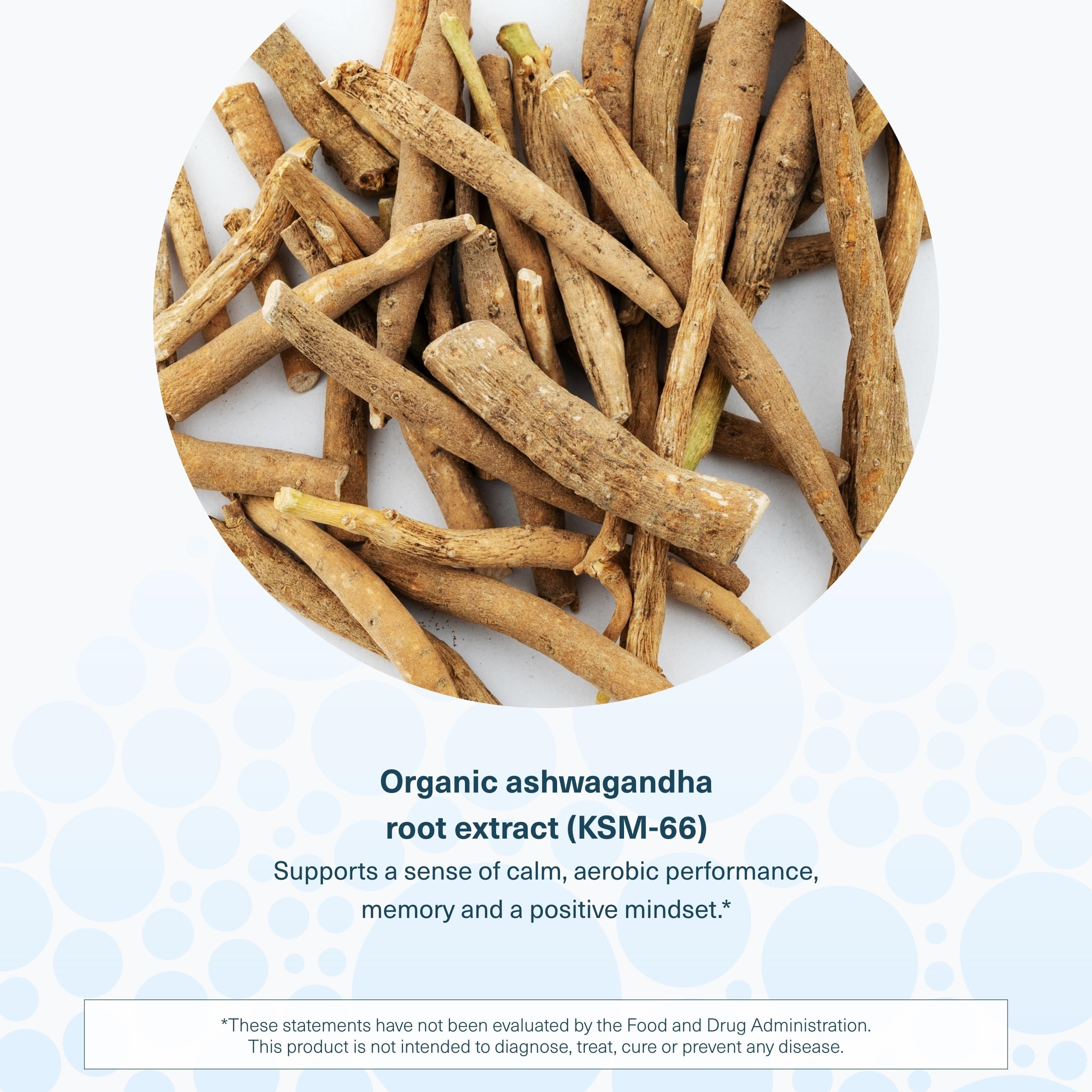 Gomme végétale Youtheory Ashwagandha KSM-66, 60 gommes véganes pour routine pratique.