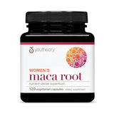 Youtheory Maca racine en bouteille, énergie naturelle et équilibre.