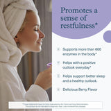 Boîte Youtheory Relax Magnesium Poudre et emballage pratique.