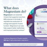 Doseur et cuillère Youtheory Relax Magnesium pour mesurer facilement.