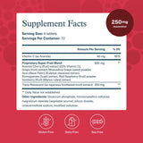 Youtheory Resveratrol: capsules dans la boîte, utilisation quotidienne facile.