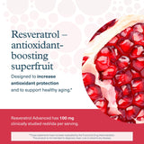 Graphique des ingrédients montrant des extraits de raisin et de super-fruits.