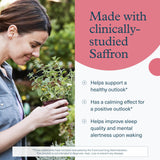 Étiquette Youtheory Saffran sans allergènes: sans lactose, sans soja ni gluten.