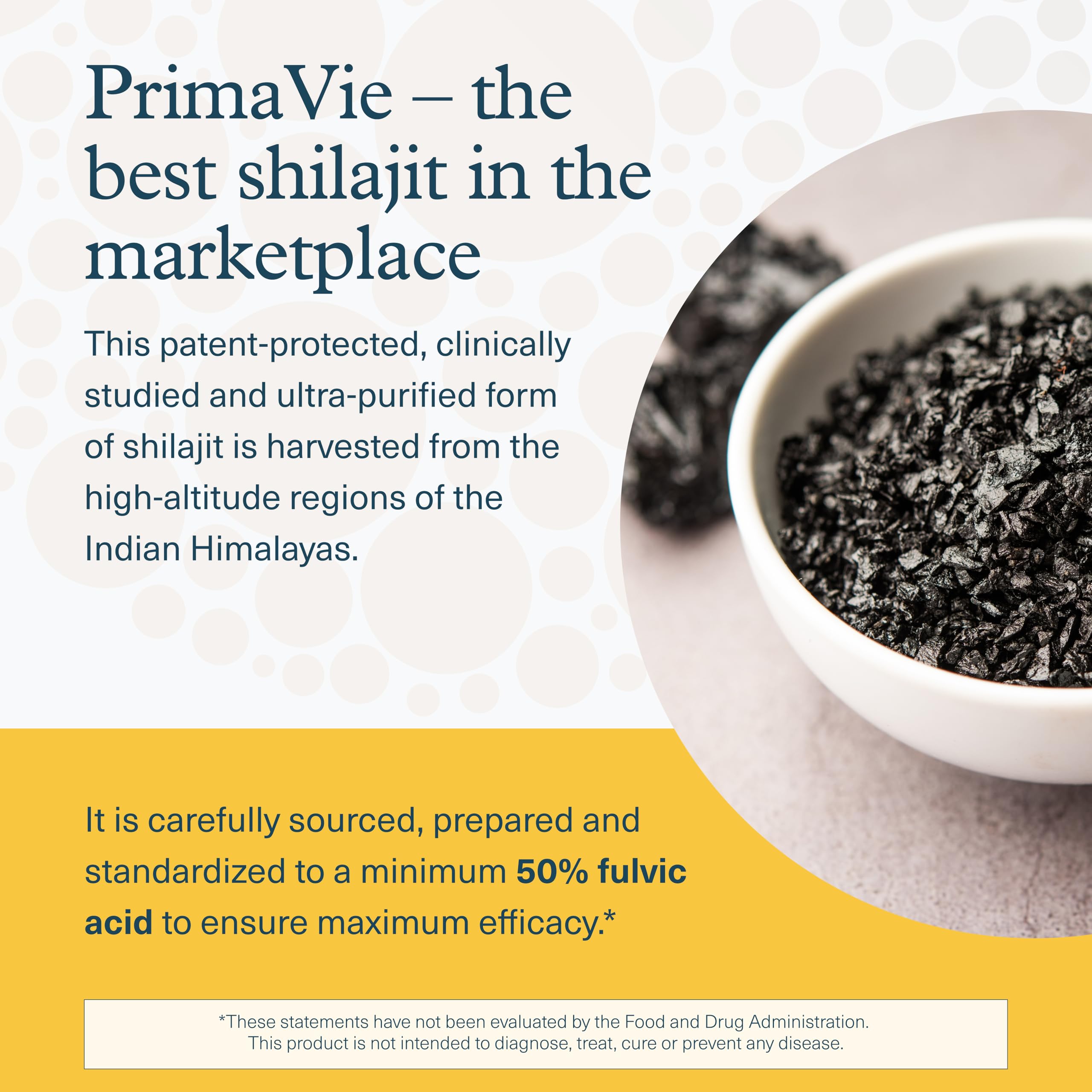 Étiquette et emballage Youtheory Shilajit, informations claires pour l'utilisateur.