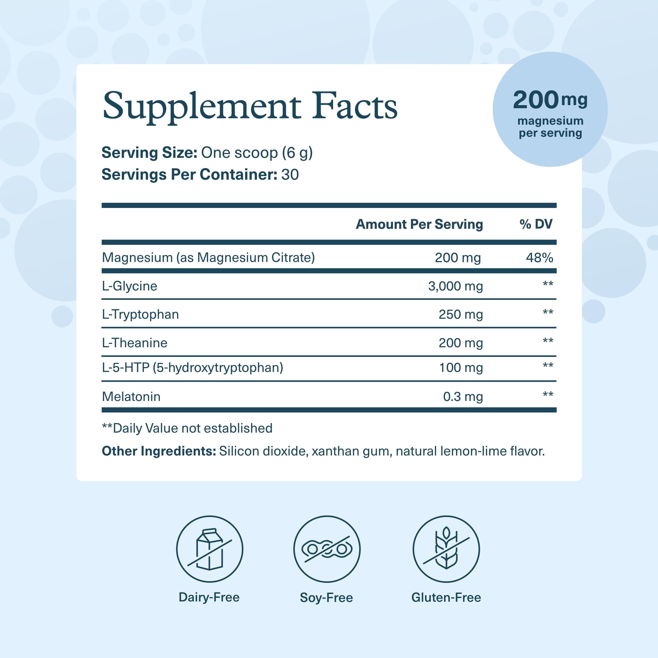 Cuillère-doseuse Youtheory Sleep Powder versant le mélange relaxant
