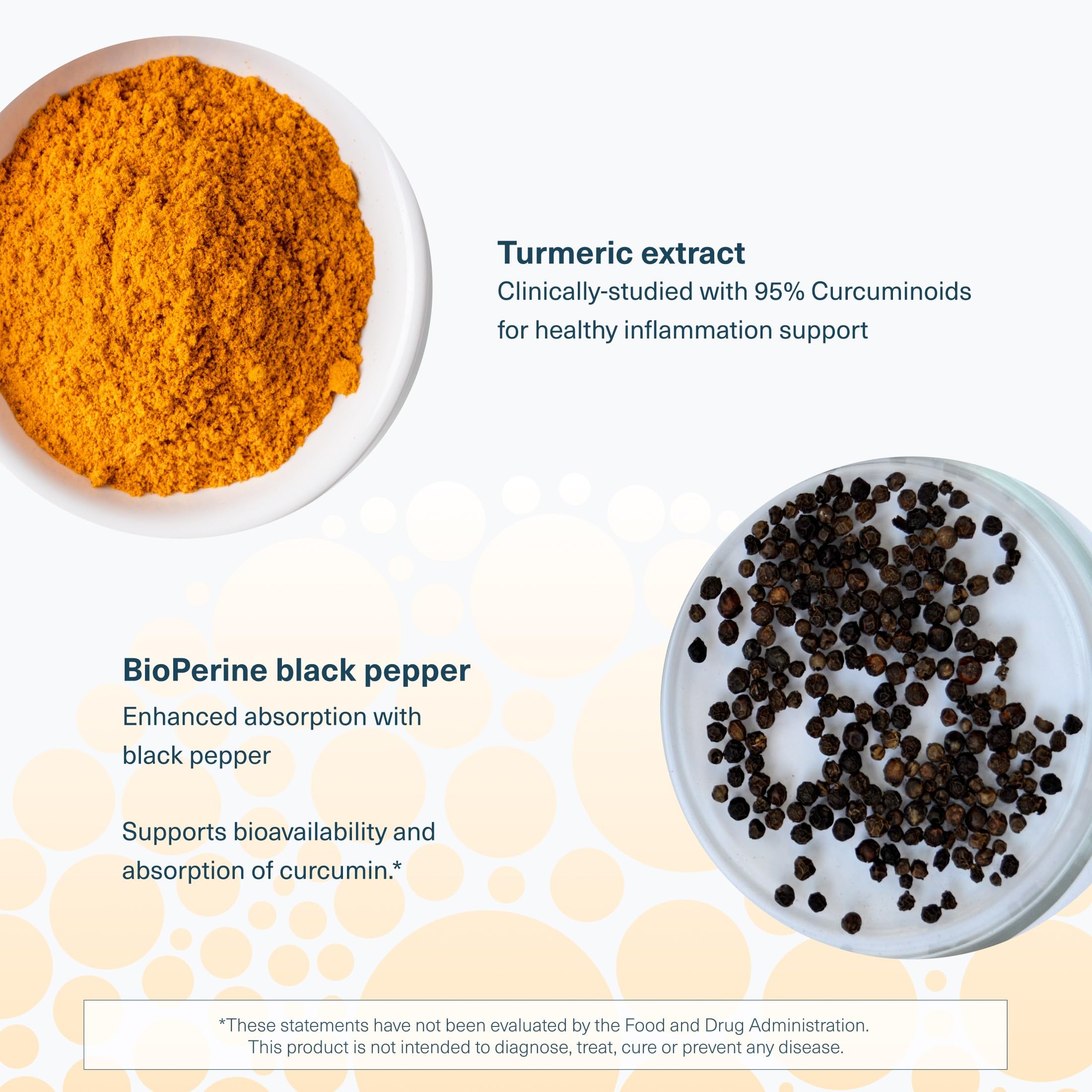 Capsules végétariennes Youtheory Turmeric Extra Strength adaptées aux régimes sans allergènes.