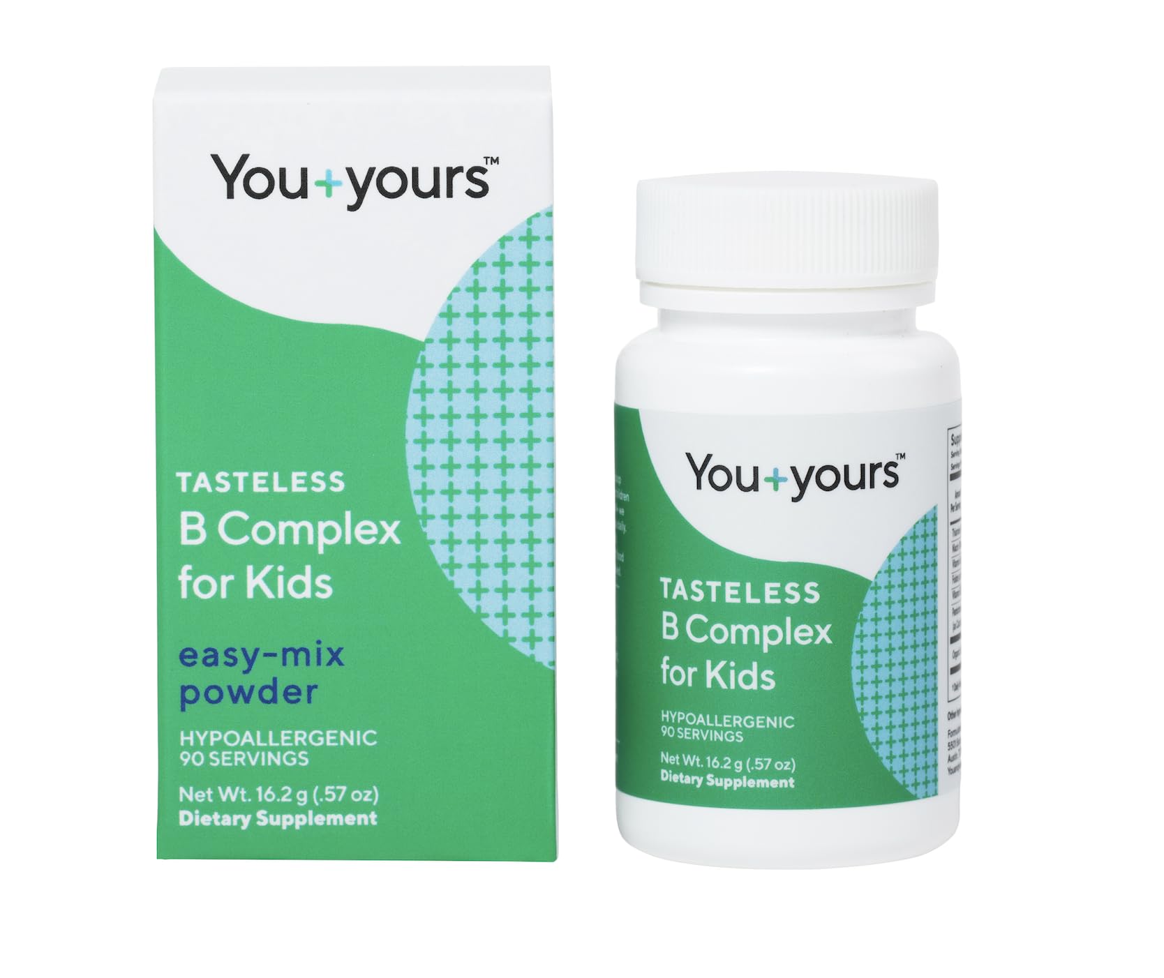 You+yours Poudre B Complex Enfant se dissout sans goût dans la boisson