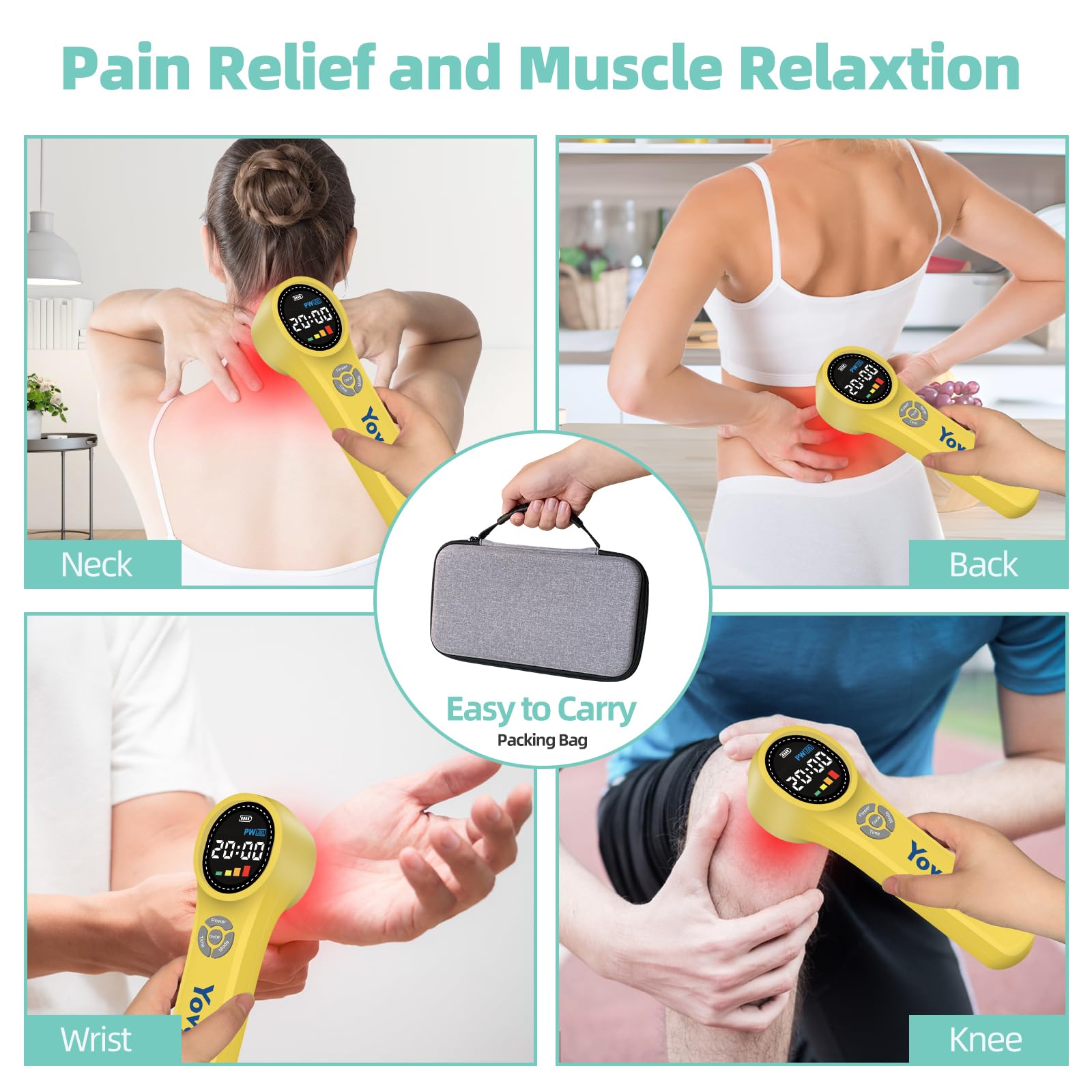 Yoveck traitement profondeur 810nm pour épaules et muscles